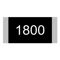 0805/2012封装 180Ω +1%精度 贴片电阻 FRC0805F1800TS