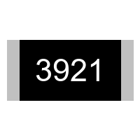 2512/6432封装 3.92kΩ +1%精度 贴片电阻 FRC2512F3921TS